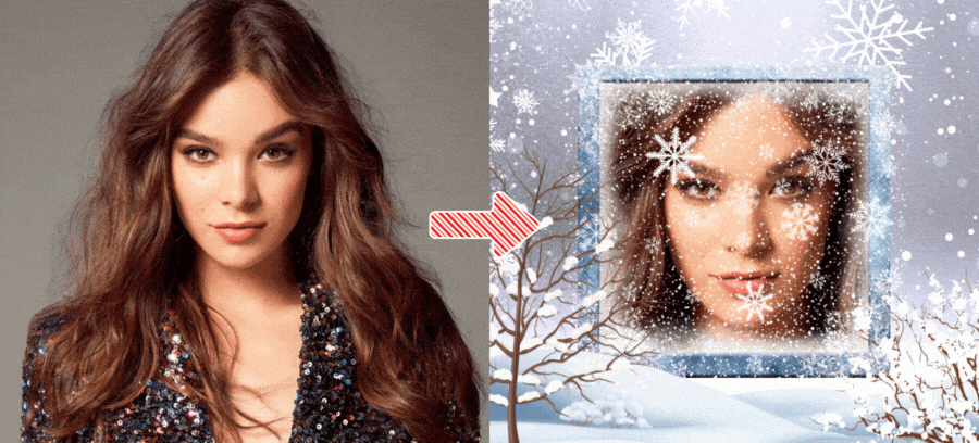 Your Face Being Covered By Snowflakes Looks Really Cute ❄