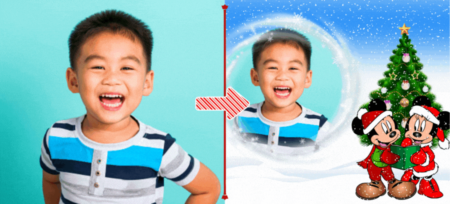 Create A Beautiful Winter Photo Of Your Child In This Disney Frame