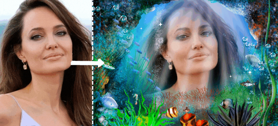 Add Your Photo In This Incredible Underwater Landscape 🌊 &ndash; Free Download