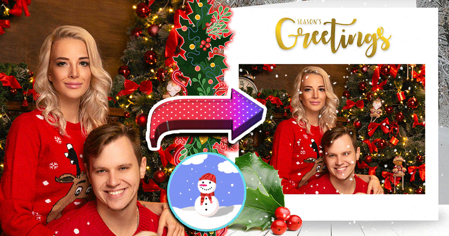 Get Your Snowy Winter Greeting Card Here!!