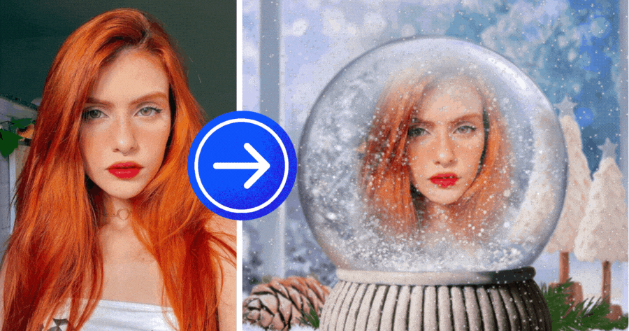 Get Your Snow Globe Pretty Photo Right Now! ❄️