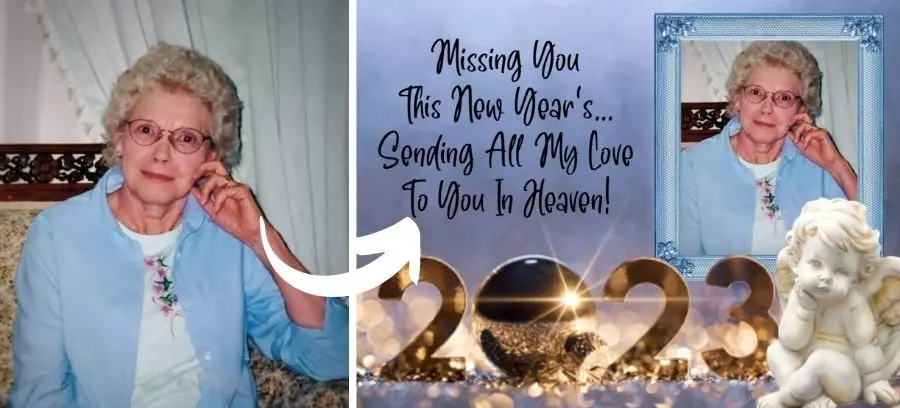 Missing You In 2023 New Year In Heaven, Sending My Love To You In Heaven!