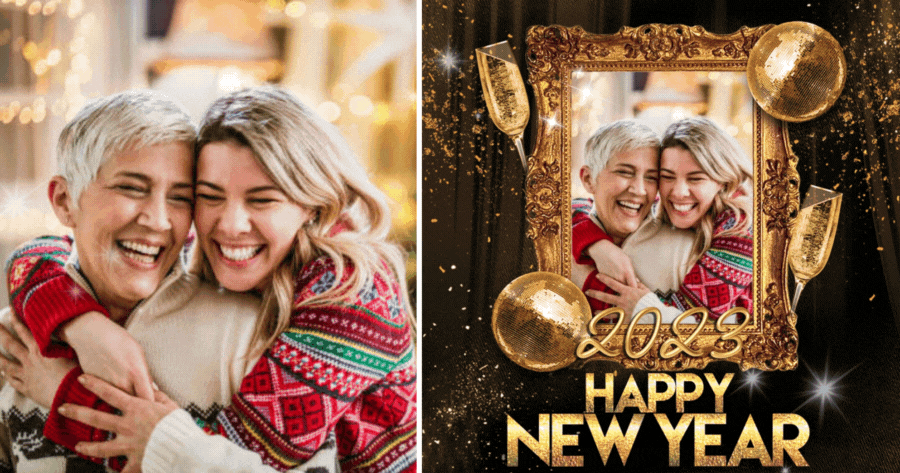 🌟 Fa&ccedil;a sua foto ic&ocirc;nica de perfil de ano novo!