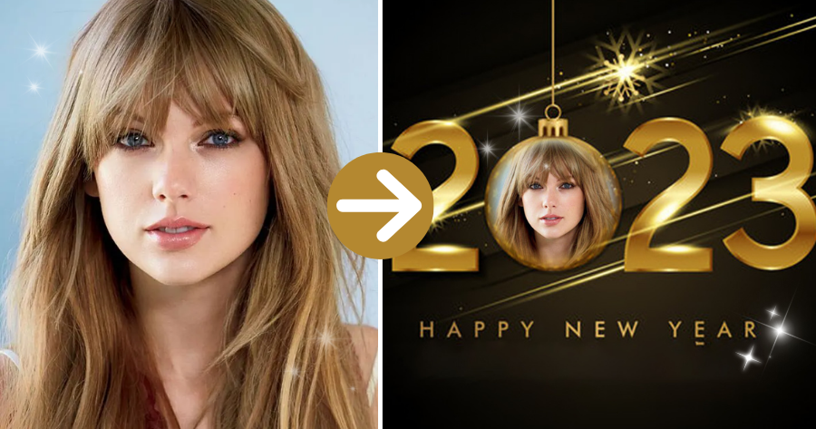 🎊 Moldura De Contagem Regressiva De Ano Novo | Fa&ccedil;a O Seu!