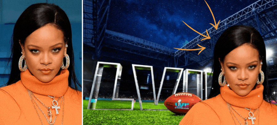 You Look Incredible Posing In The Super Bowl 2023 Stadium!