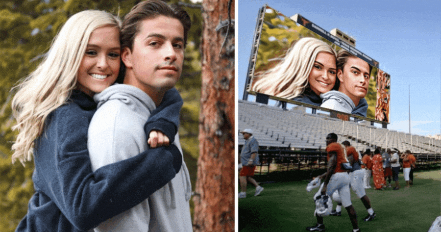 Add Your Photo To The Big Screen At The Football Stadium