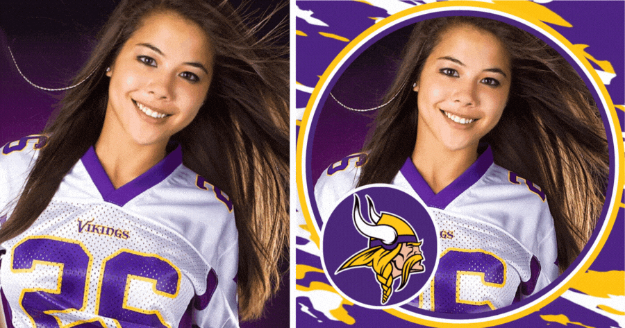 🏈 Super Bowl Photo Effect | Show Your Support For Minnesota Vikings