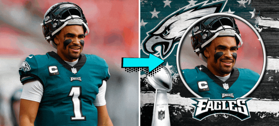 Support Philadelphia Eagles At Super Bowl 2023 With This Photo Frame! 🏉