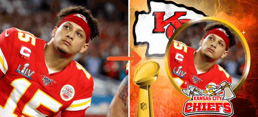 Support Kansas City Chiefs At Super Bowl 2023 With This Photo Frame! 🏉