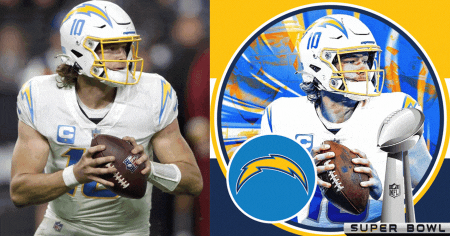 NFL Photo Frames | Create Your Los Angeles Chargers Support Photo