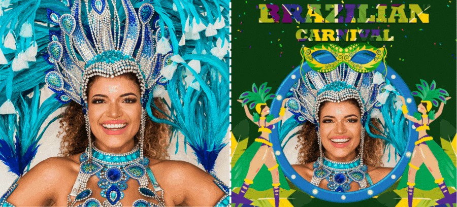 Feel Like A Carnival Queen In This Fabulous Brazilian Photo Frame