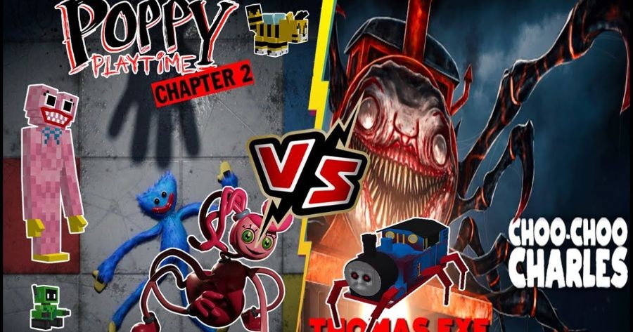 Who Shows Your Wicked Side In The Choo Choo Charles VS Poppy Playtime Crossover?