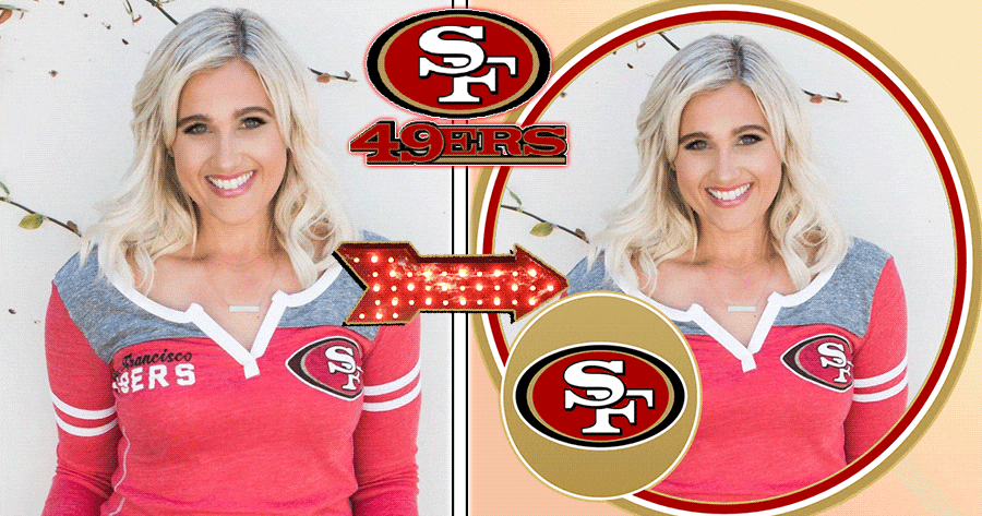 Show The Support For San Francisco 49ers| NFL Profile Frame