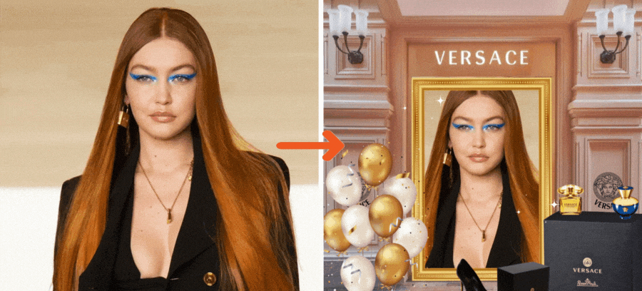 Feel Like A Real Model In This Elegant Versace Photo Frame