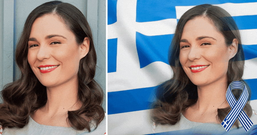 Make Your Greece Flag Avatar Here