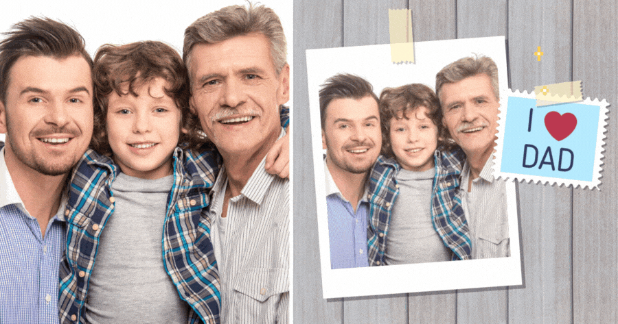 👨👴 Crie Seu Retrato Polaroid Do Dia dos Pais!