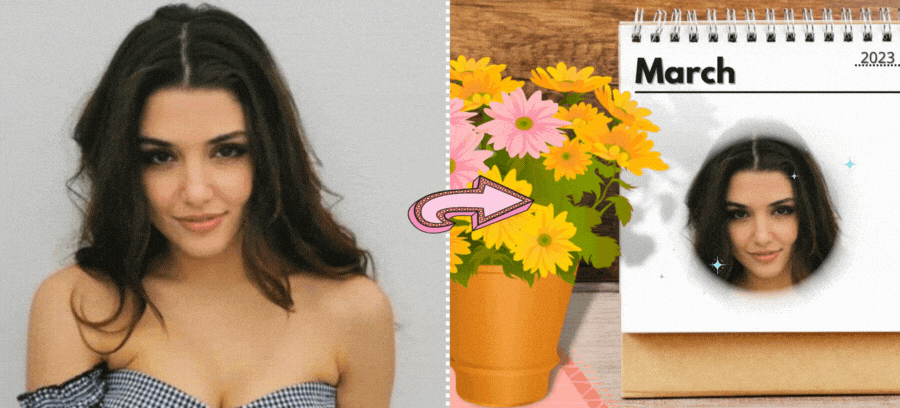Welcome March! Add Your Photo In This Beautiful March Frame