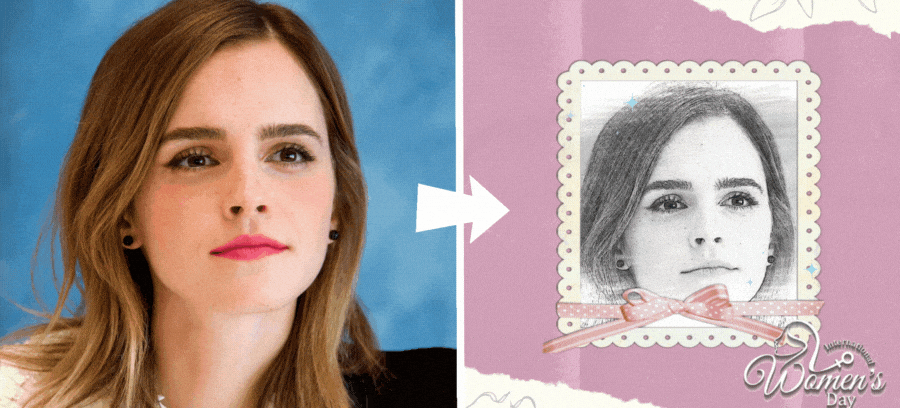 Turn Your Photo Into An Incredible Pencil Sketch For Women&rsquo;s Day