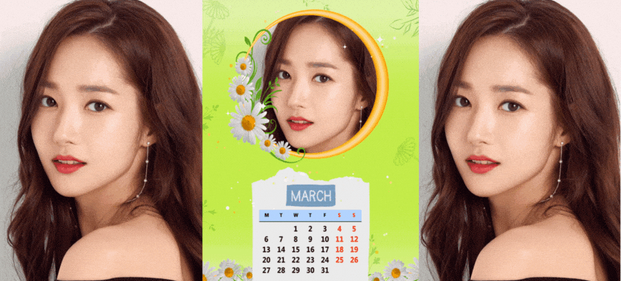 Your Photo In This March Calendar Looks Absolutely Pretty!