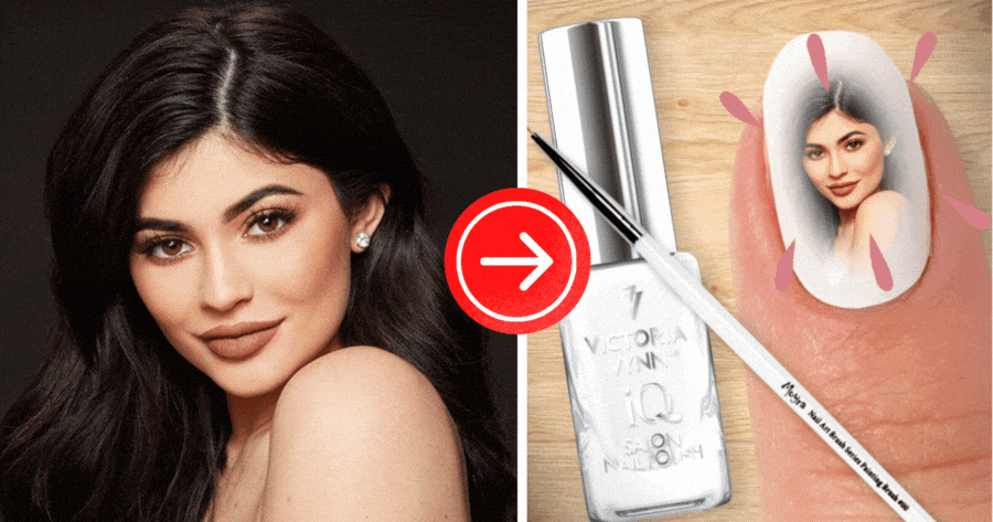 Create Your Pretty Nail Portrait Art In Seconds!