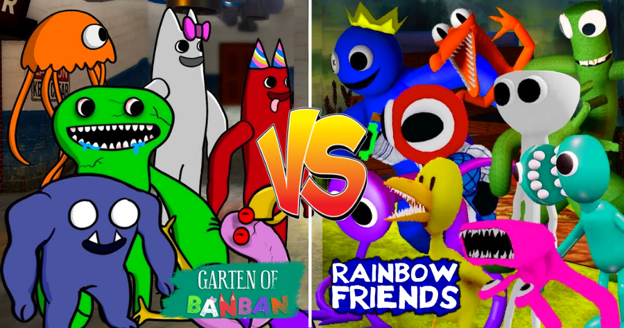 Everyone Is A Crossover Of Rainbow Friends And Garten Of Banban - WBU?