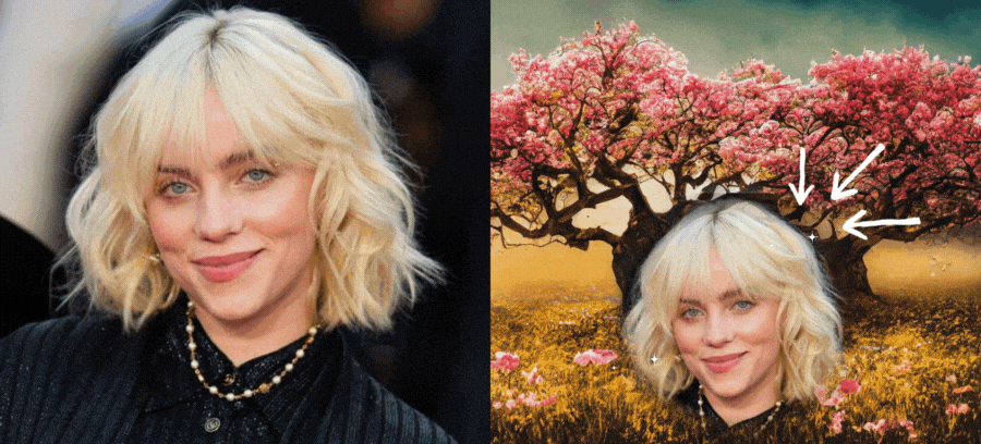 See Your Photo Under These AI-Generated Sakura Trees