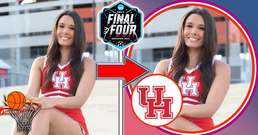 Show The Support For Houston Cougars | NCAA Profile Frame