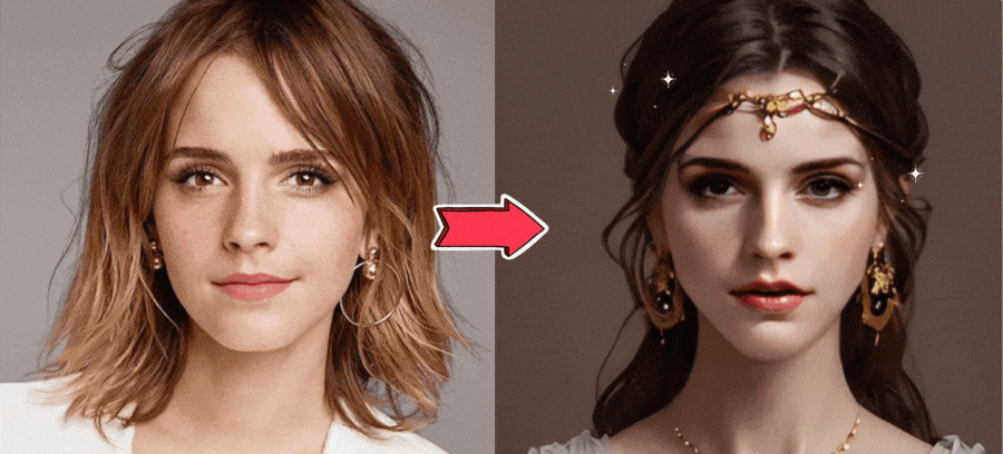 AI Effect | Generate Your AI Avatar As A Greek Goddess