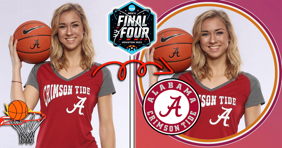 Show The Support For Alabama Crimson Tide | NCAA Profile Frame