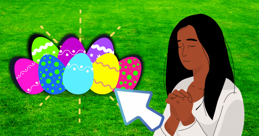 Escolha Seus Ovos De P&aacute;scoa Favoritos Para Receber Uma Mensagem Aben&ccedil;oada