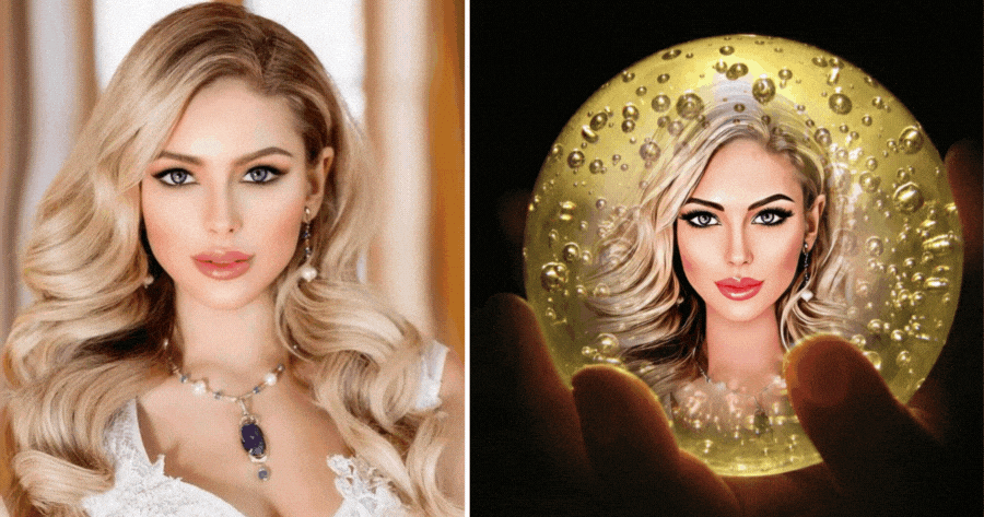 🔮 G&eacute;n&eacute;r&eacute; par l'IA | &Agrave; quoi ressembleriez-vous si vous &eacute;tiez dans une boule de cristal ?