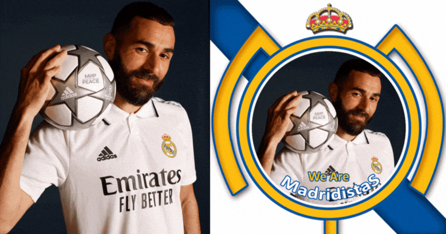 Believe In Los Blancos: Real Madrid CF Photo Frame