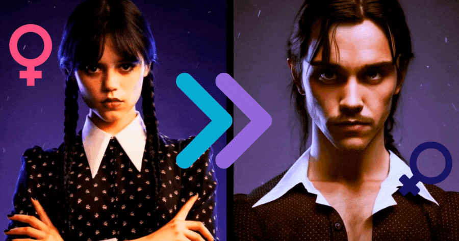 &iquest;Qu&eacute; Personaje De Merlina Ser&iacute;as Despu&eacute;s De Un Cambio De G&eacute;nero?