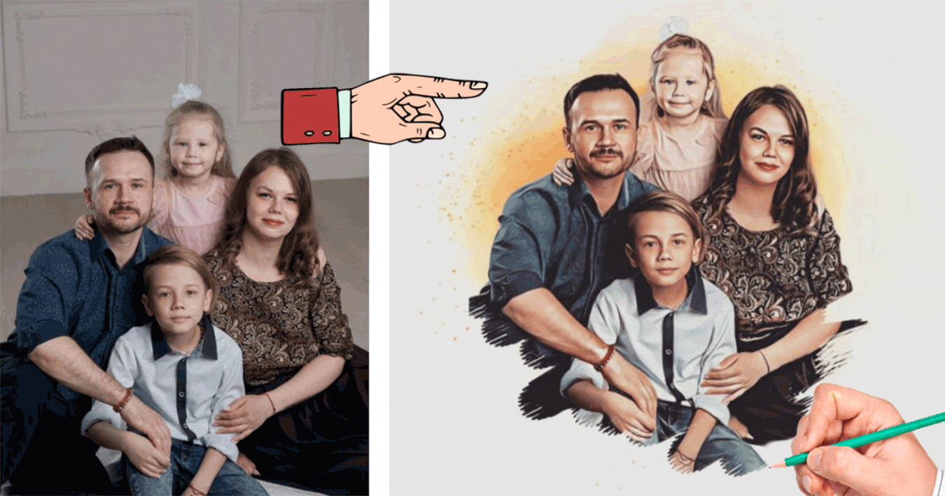 Enjoy A New Family Portrait: Let AI Paint Your Family Picture!🖼️