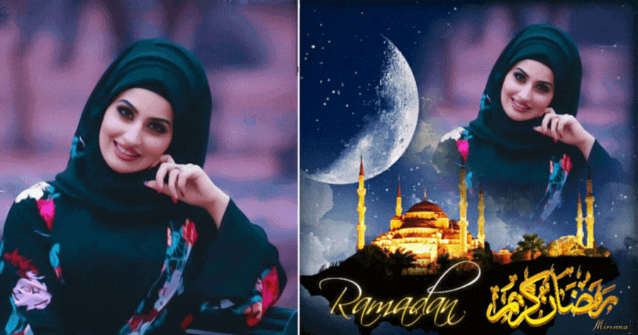 Mừng lễ Ramadan với h&igrave;nh ảnh của ch&iacute;nh bạn