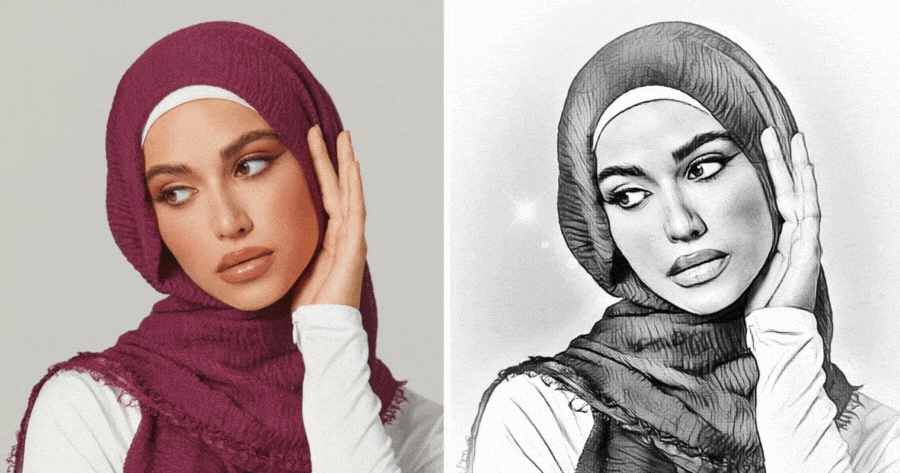 دعونا نرسم إسكتش الرسم الخاص بك