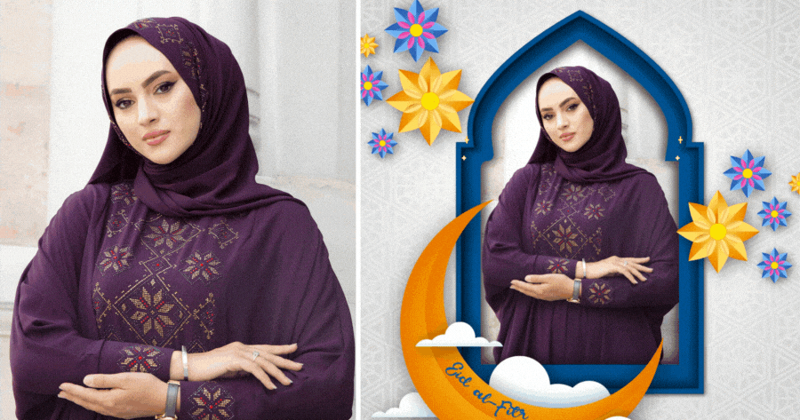 🎊 Comemore o Eid Al-Fitr com seu avatar personalizado!