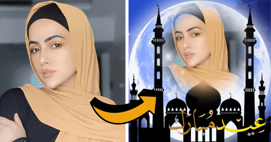 ☪️ Capture a alegria do Eid Al-Fitr com essas molduras