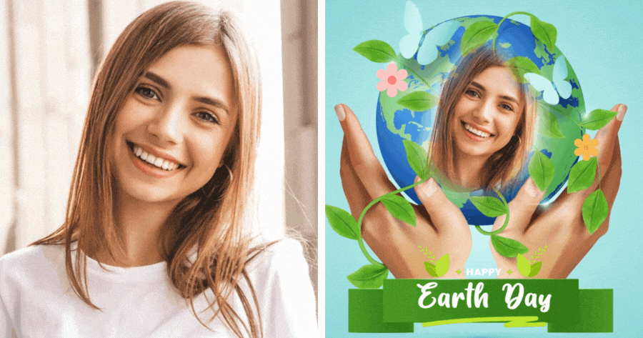 It's Earth Day! 🌎 Celebrate Adding This Frame To Your Photo!