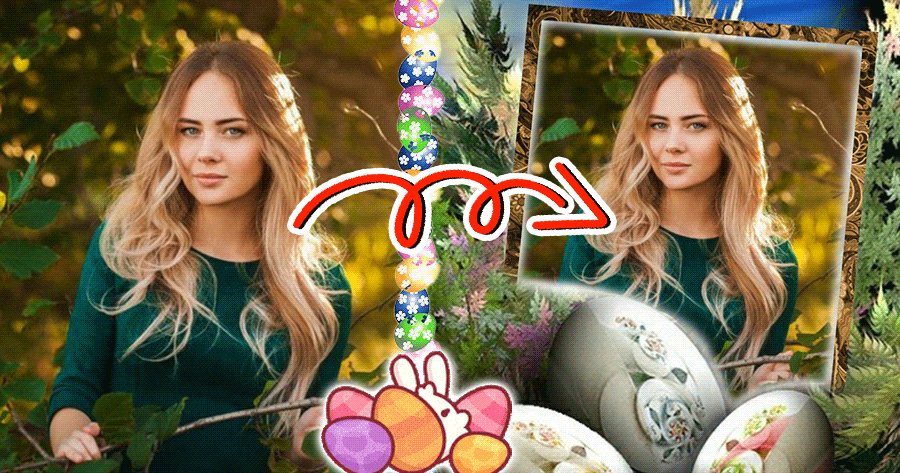 Have An Easter Filled With Happiness! | Easter Photo Frame 🥚