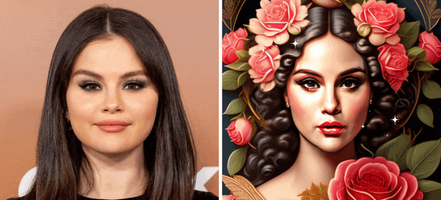 Generate Your Classical Portrait Surrounded By Flowers With AI🌹