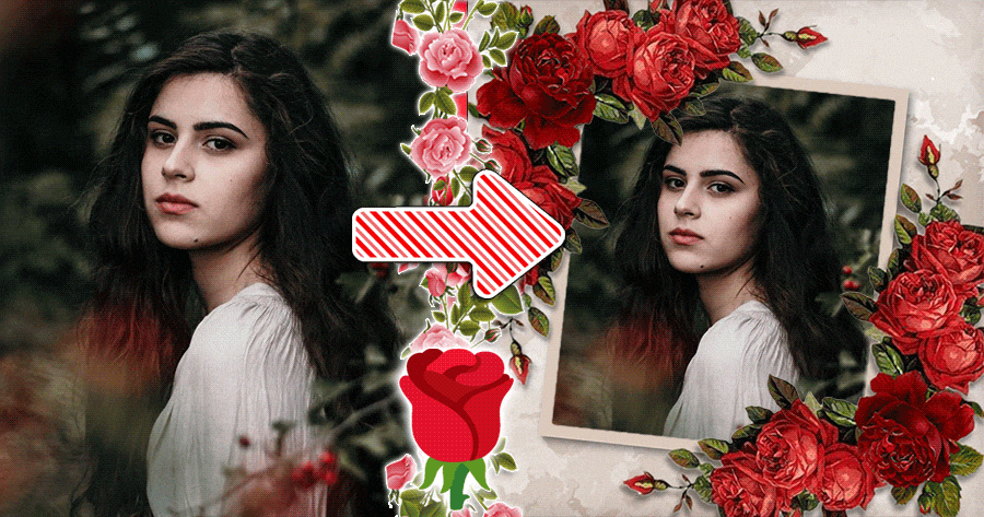 Seu Sketch Incr&iacute;vel Merece Estar Rodeada De Rosas 🌹