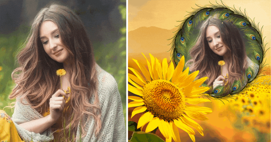 🦚 Make A Unique Peacock Feather Wreath Photo For Free