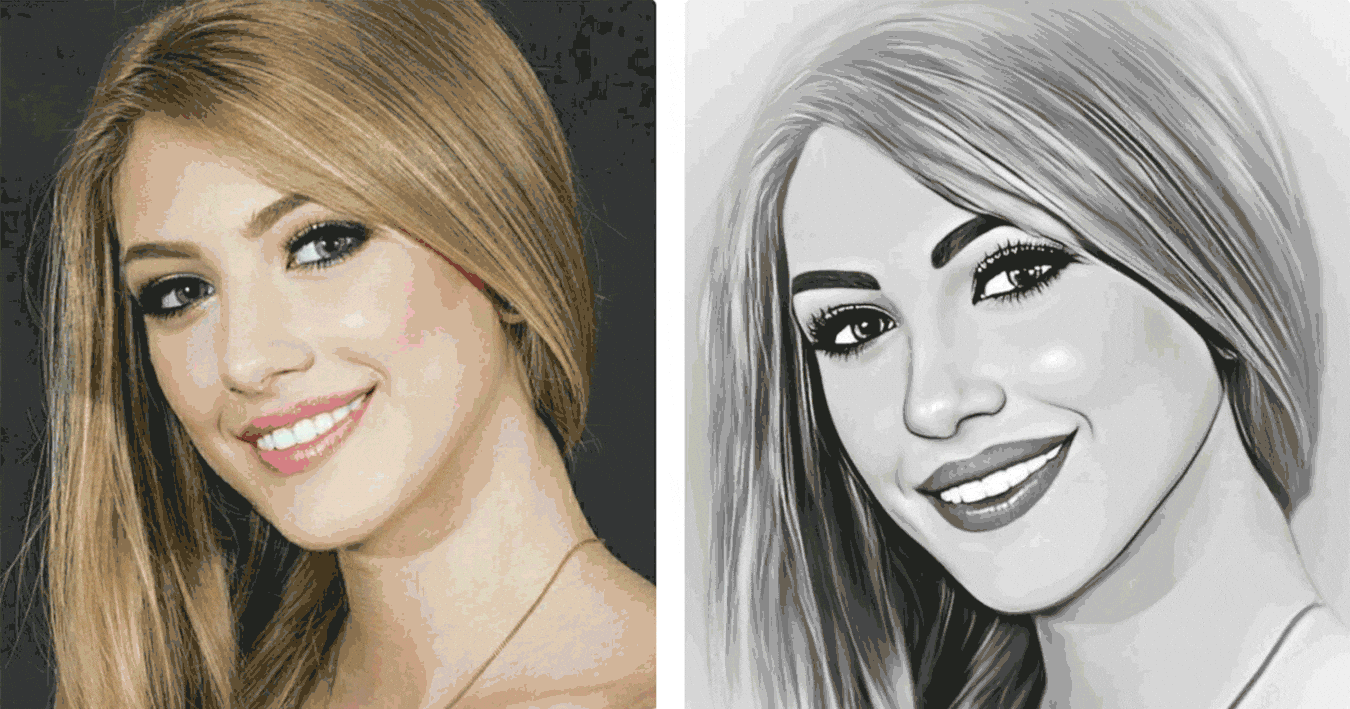Vous voulez ressembler &agrave; une &oelig;uvre d'art ? Laissez-nous cr&eacute;er un portrait au crayon de vous gratuitement ! Profitez-en ! ✏️️