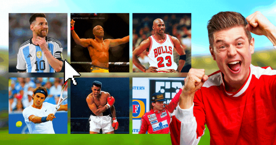 HER&Oacute;IS DO ESPORTE! Sua personalidade combina com qual desses CRAQUES?