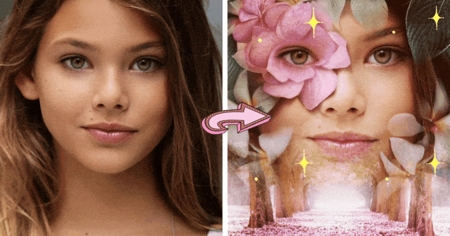 Get Lost In The World Of Flowers With Our Photo Transformation!!