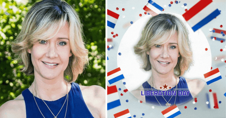 Customize Your Dutch Liberation Day Photo Here
