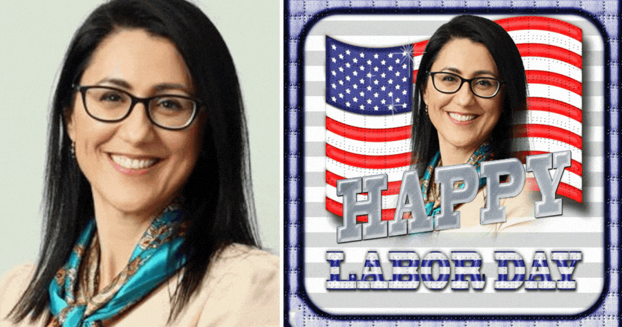 Happy Labor Day | Customize Your Photo With Patriotic Flag