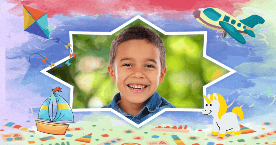 Celebrate Children&rsquo;s Day! | Add This Cute And Colorful Frame To Your Child Pic!