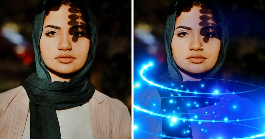 احصلوا على صورة انمي خاصة بكم متحركة وبهالة زرقاء